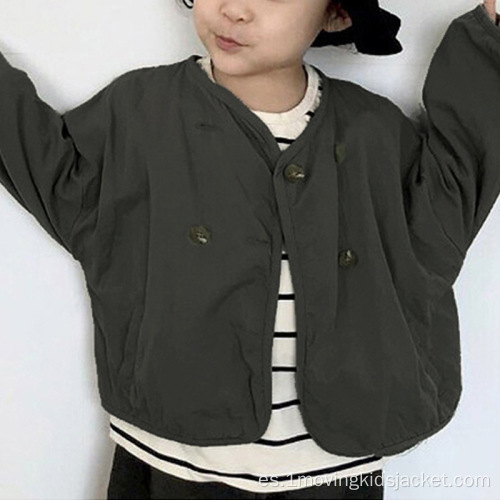 Chaqueta vintage lavada para niños